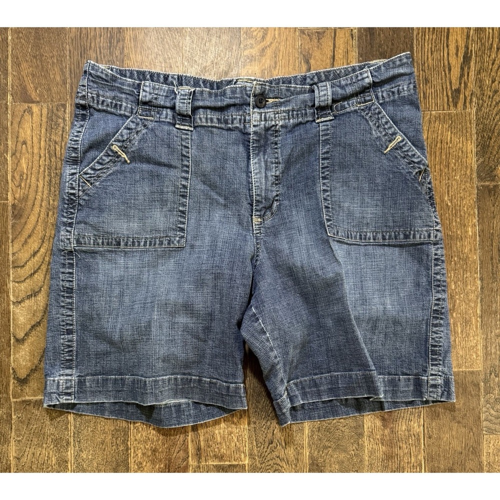 Riders by Lee Jean Shorts Womens W35xL7 Blue Excellent High Rise Denim